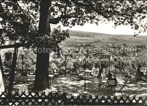 Bad Salzschlirf Waldgaststaette Marienlust Terrasse Kat. Bad Salzschlirf