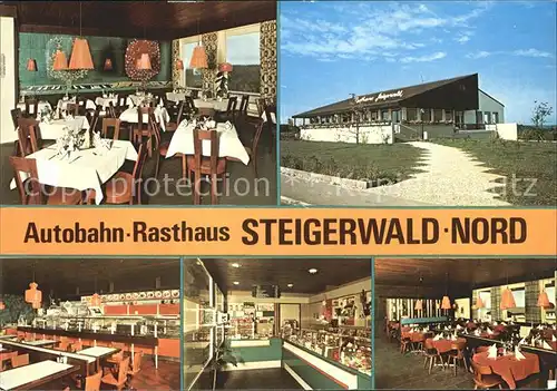 Weingartsgreuth Autobahn Rasthaus Steigerwald Nord Kat. Wachenroth