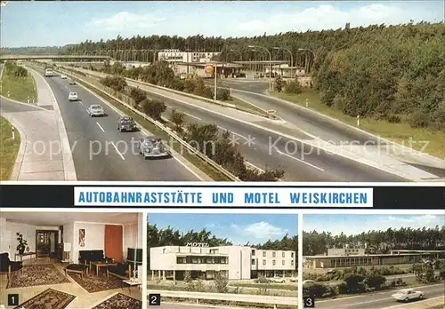 Weiskirchen Offenbach Main Autobahn Raststaette und Motel Kat. Rodgau