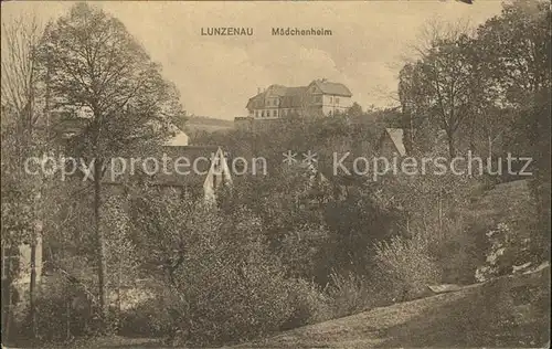 Lunzenau Maedchenheim Kat. Lunzenau