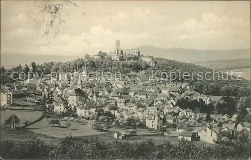 Koenigstein Taunus Panorama mit Burgruine Kat. Koenigstein im Taunus