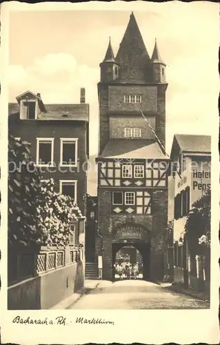 Bacharach Rhein Marktturm Kat. Bacharach