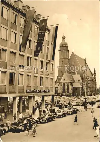 Leipzig Messehaus Markt und Thomaskirche Kat. Leipzig