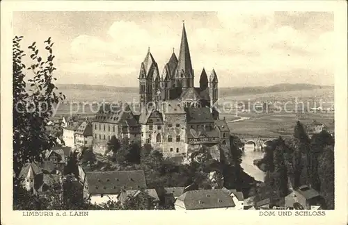 Limburg Lahn Dom und Schloss Kat. Limburg a.d. Lahn