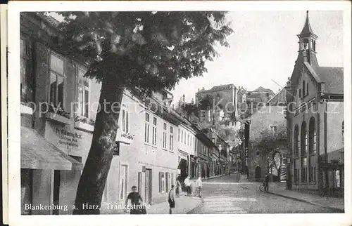 Blankenburg Harz Traenkestrasse Kat. Blankenburg