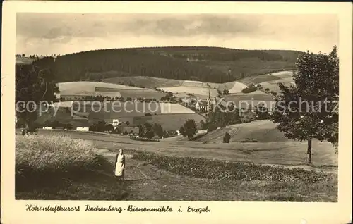 Rechenberg Bienenmuehle Osterzgebirge Panorama Hoehenluftkurort Kat. Rechenberg Bienenmuehle