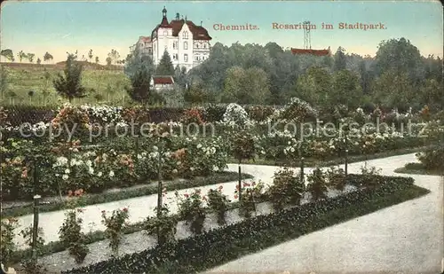 Chemnitz Rosarium im Stadtpark Kat. Chemnitz