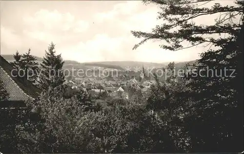 Bad Berka Blick vom Waldrand raus Kat. Bad Berka