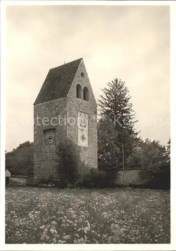 Wessobrunn Der graue Herzog Turm Wahrzeichen 1200 Jahre Offizielle Festpostkarte Kat. Wessobrunn