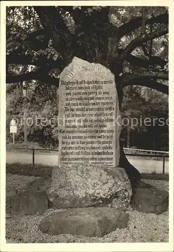 Wessobrunn Gedenkstein mit Wessobrunner Gebet Kat. Wessobrunn