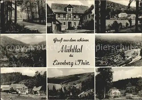 Eisenberg Thueringen Das schoene Muehltal Kat. Eisenberg