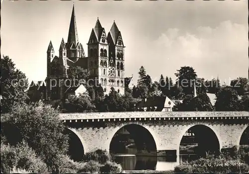 Limburg Lahn Dom Lahnbruecke Kat. Limburg a.d. Lahn