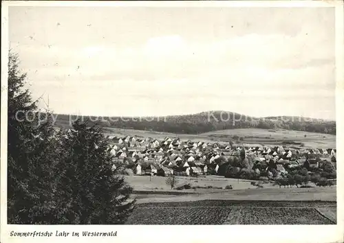 Lahr Limburg Lahn Panorama Sommerfrische Kat. Waldbrunn (Westerwald)