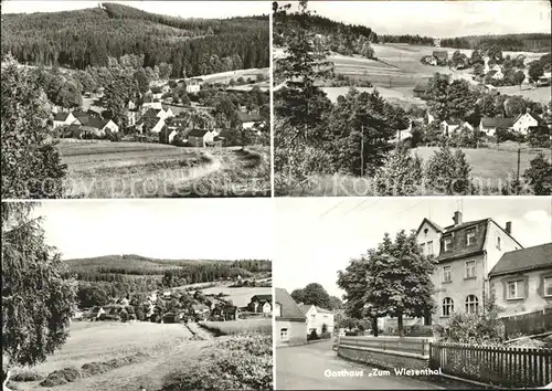 Hohendorf Vogtland Teilansichten Gasthaus Zum Wiesenthal Kat. Bad Brambach