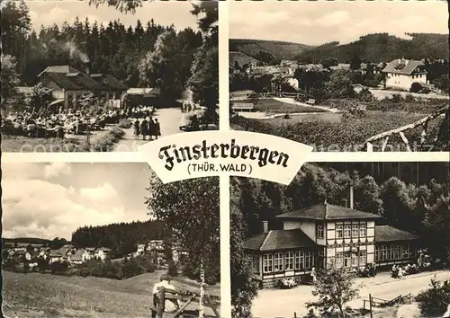 Finsterbergen Teilansichten Gartenrestaurant Kat. Finsterbergen Thueringer Wald