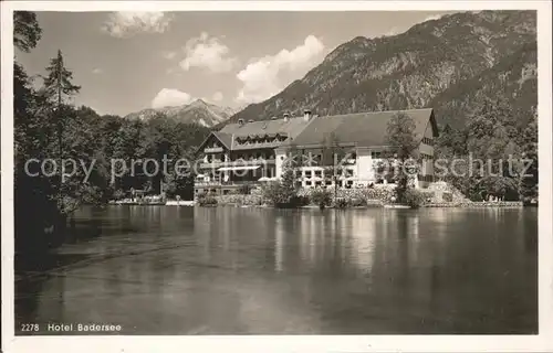 Garmisch Partenkirchen Hotel Badersee Kat. Garmisch Partenkirchen