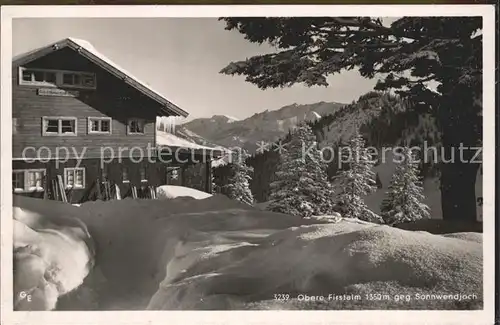 Schliersee Obere Firstalm gegen Sonnwendjoch Kat. Schliersee