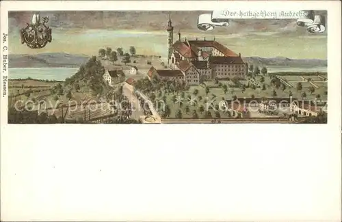 Andechs Heiliger Berg Kloster Andechs Kat. Andechs