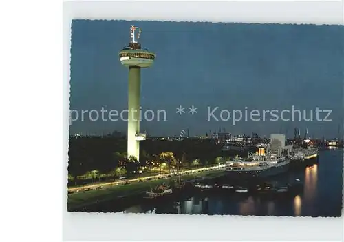 Rotterdam Euromast met gezicht op Parkhaven Kat. Rotterdam