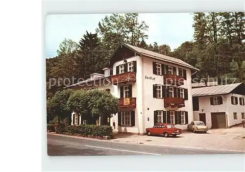 Berchtesgaden Gasthaus zum Watzmann Ilsank Kat. Berchtesgaden