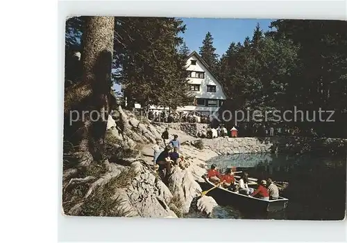 Seealpsee Gasthaus Forelle Bootspartie Kat. Schwende