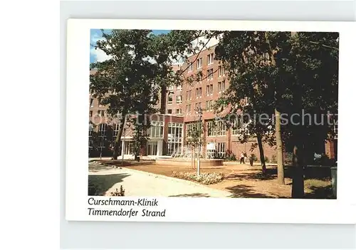 Timmendorfer Strand Curschmann Klinik Kat. Timmendorfer Strand