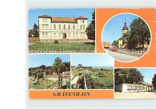 Graefenhain Thueringen Gaststaette Freundschaft Teilansicht Schoene Aussicht Musikpavillon Liegewiese Gaststaette Kat. Graefenhain Thueringen