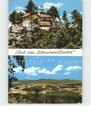Chamerau Boehmerwaldfensterl Landschaft Kat. Chamerau
