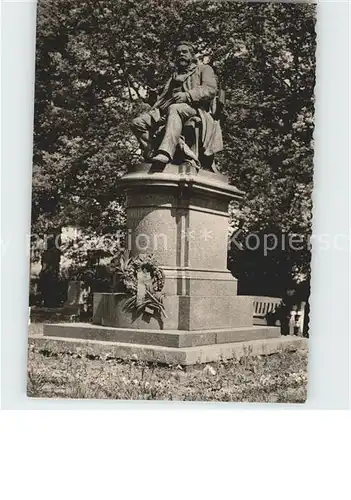 Neubrandenburg Fritz Reuter Denkmal Kat. Neubrandenburg