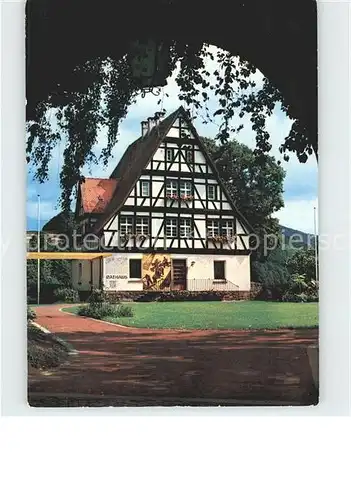 Gieselwerder Rathaus im Burghof Kat. Oberweser