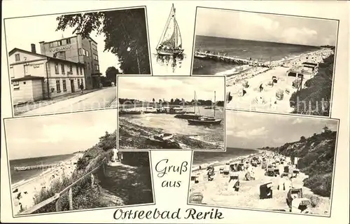 Rerik Ostseebad Promenade Strandpartien Hafen Kat. Ostseebad Rerik