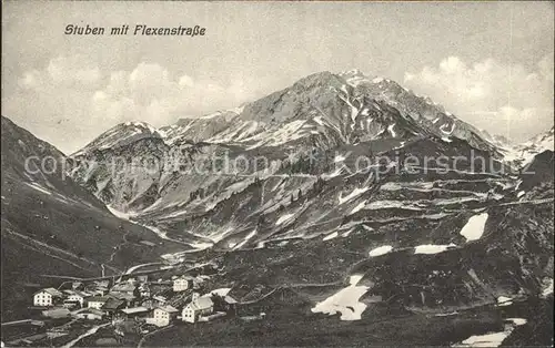 Stuben Vorarlberg mit Flexenstrasse Kat. Kloesterle