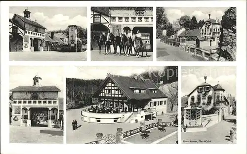 Koenigstein Taunus Hofgut Rettershof Reitschule Kaffee Zum froehlichen Landmann Kat. Koenigstein im Taunus