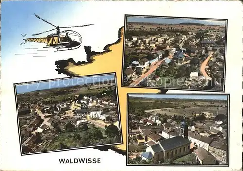 Waldwisse Luftaufnahmen Hubschrauber Kat. Waldwisse