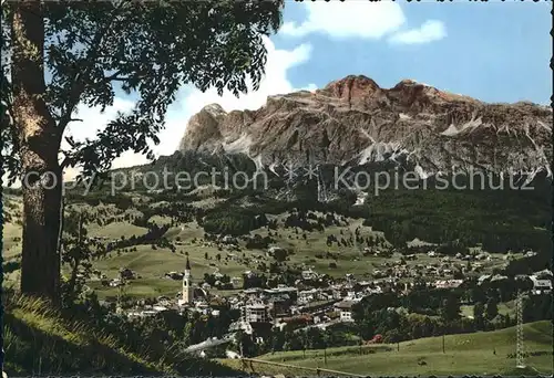 Cortina d Ampezzo verso Le Tofane Dolomiti Dolomiten Kat. Cortina d Ampezzo