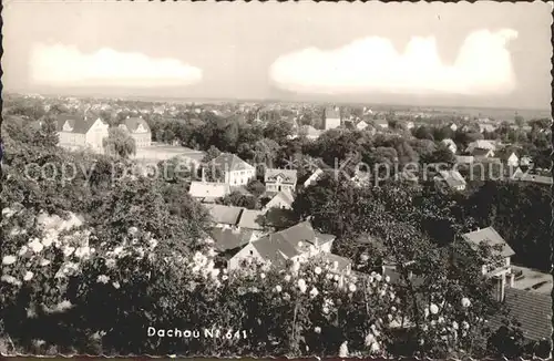 Dachau Blick ueber die Stadt Kat. Dachau