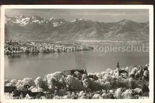 Starnberg Panorama Starnberger See Alpen Kat. Starnberg