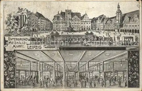 Leipzig Untergrundmessehaus Markt Kat. Leipzig