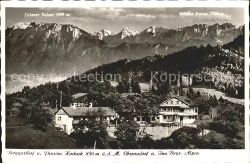 Oberaudorf Gasthaus Pension Hocheck Kat. Oberaudorf