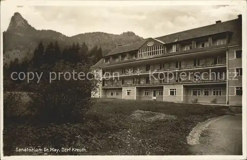 Kreuth Tegernsee Sanatorium Dr. May Kat. Kreuth