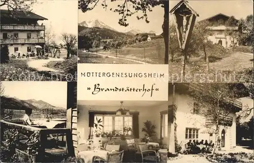 Siegsdorf Oberbayern Muettergenesungsheim Brandstaetterhof Kat. Siegsdorf