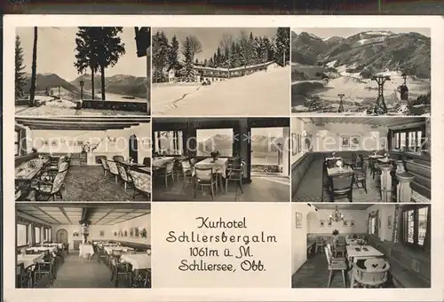 Schliersee Kurhotel Schliersbergalm Kat. Schliersee