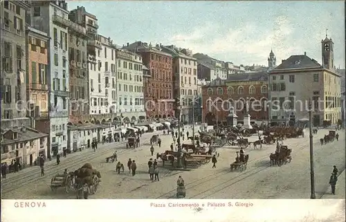 Genova Genua Liguria Piazza Caricamento Kat. Genova