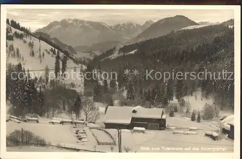 Oberaudorf Alpengasthof Tatzelwurm im Winter Kat. Oberaudorf