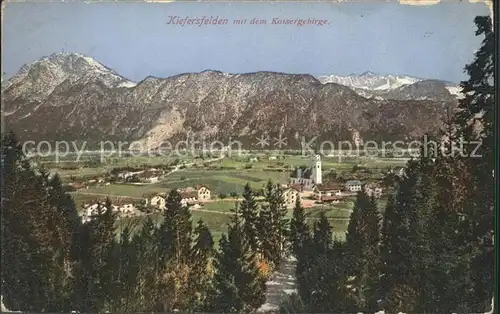 Kiefersfelden mit Kaisergebirge Kat. Kiefersfelden