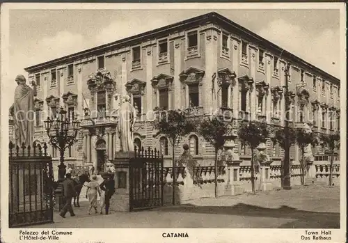 Catania Rathaus Kat. Catania