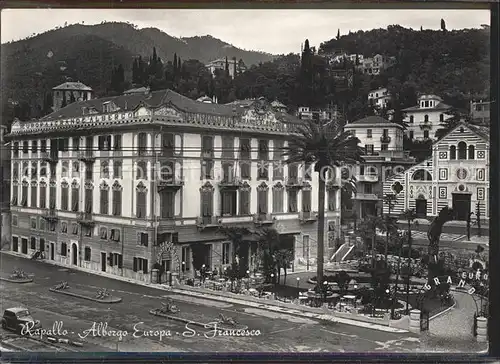 Rapallo Liguria Albergo Europa S. Francesco Kat. Rapallo