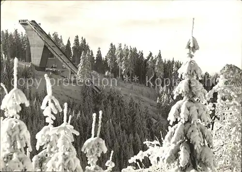 Oberhof Thueringen Schanze am Rennsteig Kat. Oberhof Thueringen