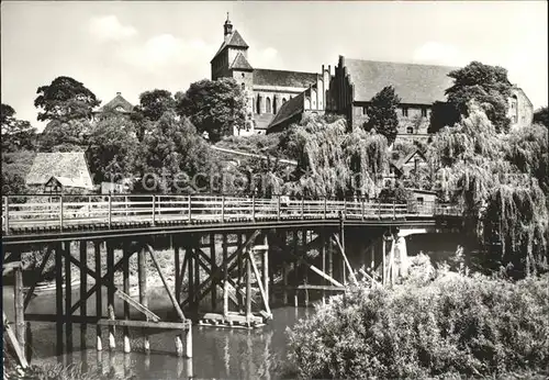 Havelberg Bruecke mit Dom Kat. Havelberg