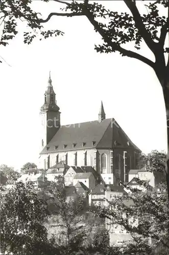 Schneeberg Erzgebirge Kirchenpartie Kat. Schneeberg